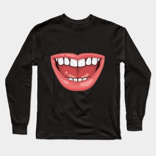 Stop Corona Covid 19 Smiling Long Sleeve T-Shirt